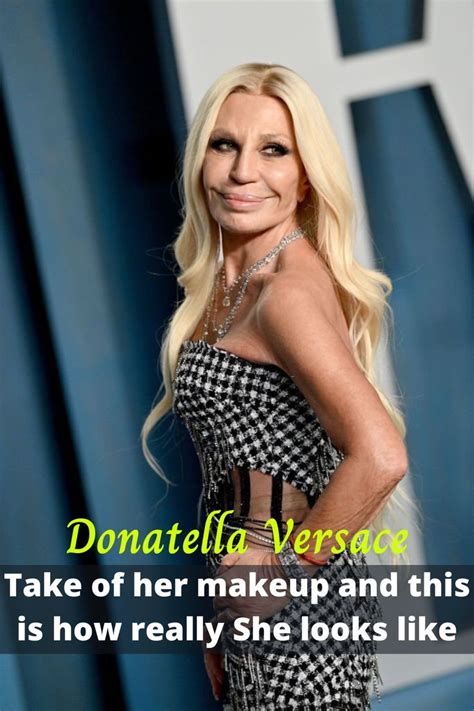 Donatella Versace's evolving beauty over the years.